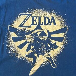 Blue The Legend of Zelda 2XL Shirt